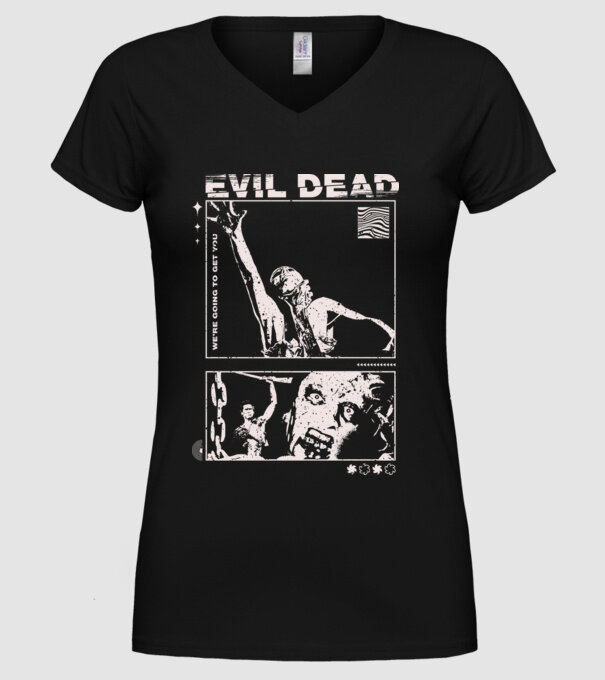 evil dead minta fekete pólón
