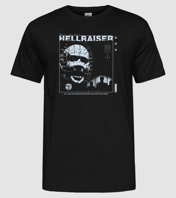 hellraiser minta fekete pólón