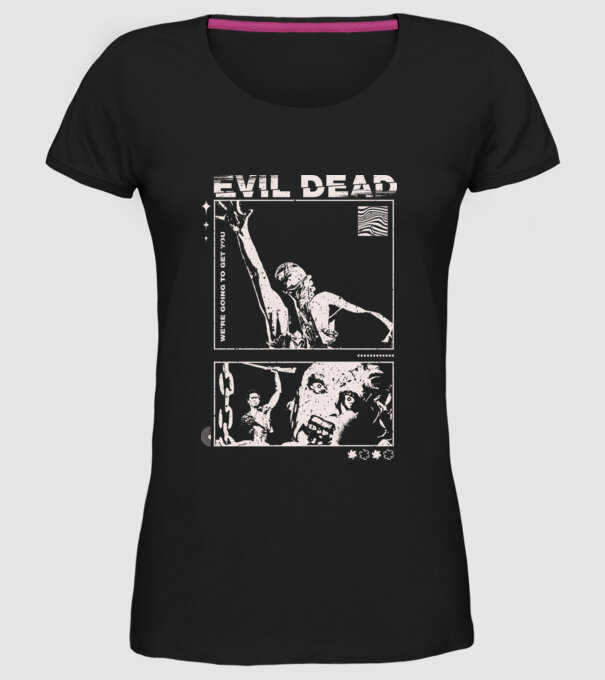 evil dead minta fekete pólón