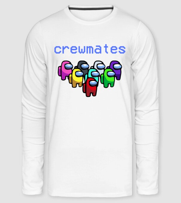 Crewmates - Among us minta fehér pólón