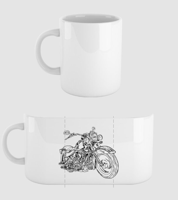 Harley Davidson minta fehér pólón