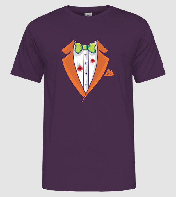Joker öltöny minta lila pólón