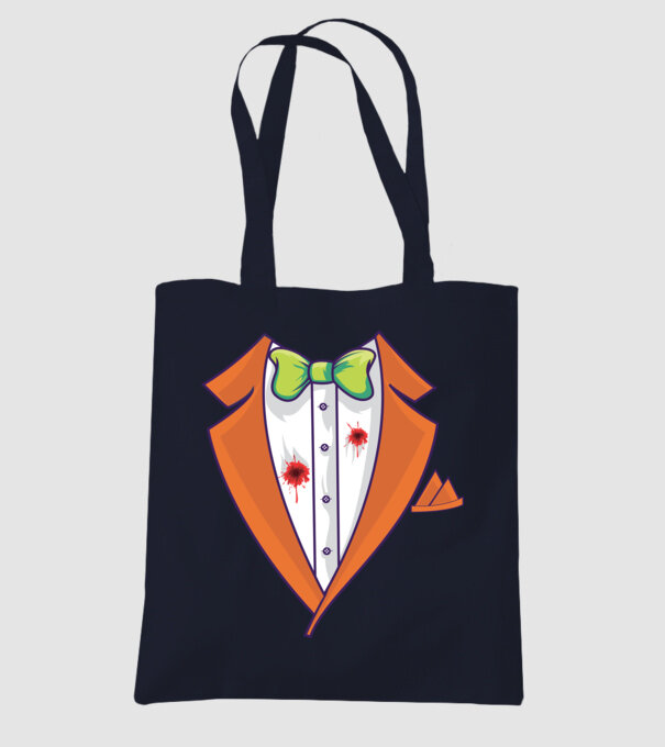 Joker öltöny minta sötétkék pólón