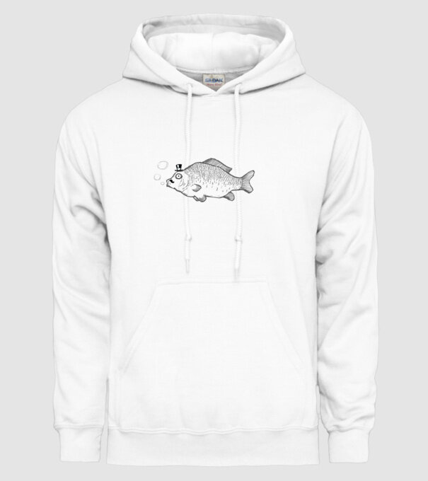 Mr. Fish minta fehér pólón