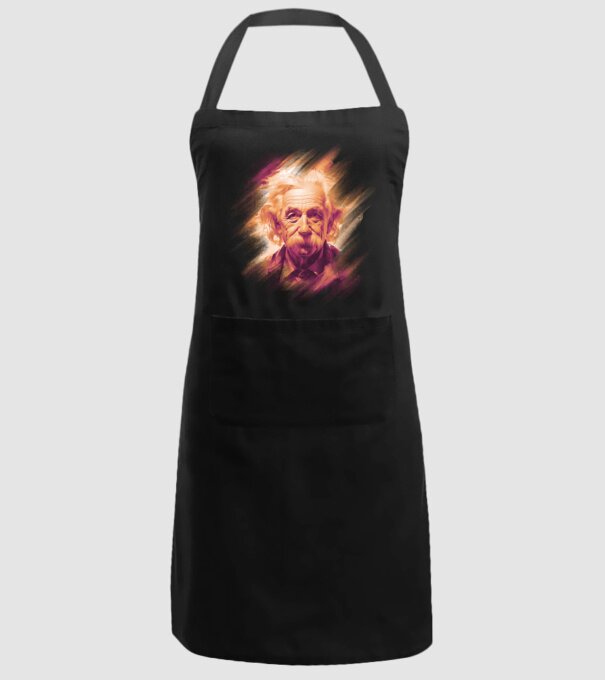 Albert Einstein minta fekete pólón