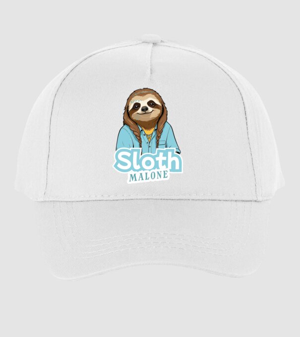 Sloth Malone minta fehér pólón