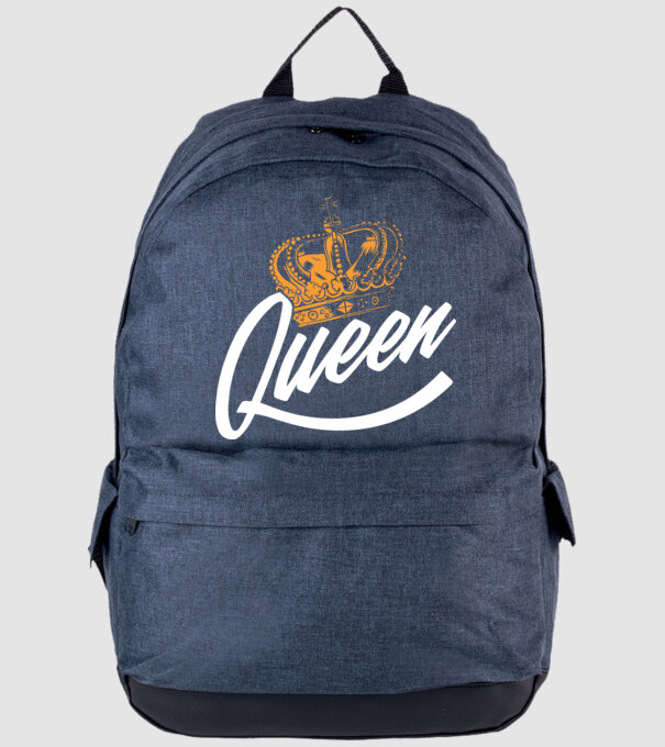 Queen minta farmerkék pólón