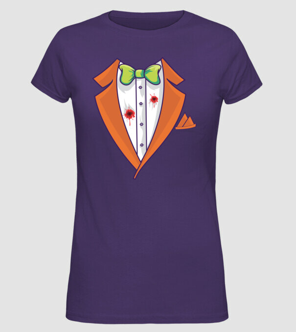 Joker öltöny minta lila pólón
