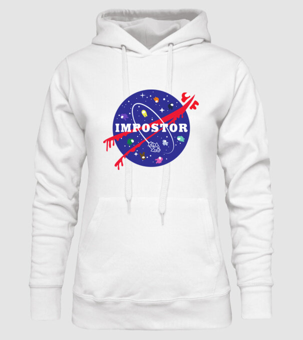 Impostor - Among us  minta fehér pólón