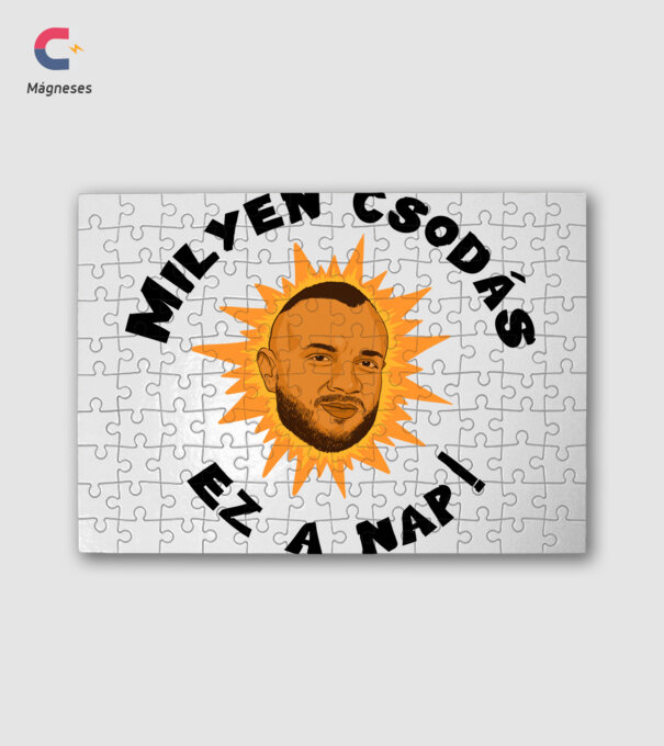 Milyen csodás ez a nap! minta fehér pólón