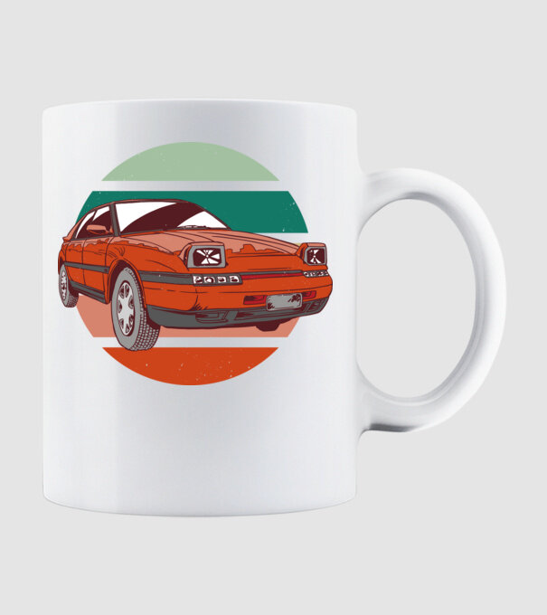 Mazda 323F BG minta fehér pólón