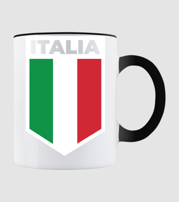 Italia minta fekete pólón