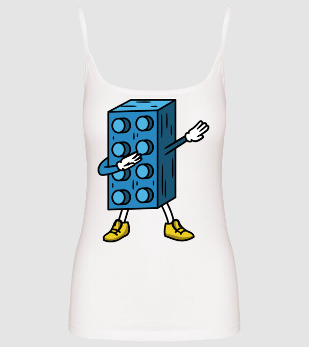 Lego dab minta fehér pólón