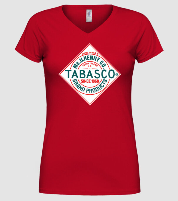 Tabasco Sauce 3x minta piros pólón