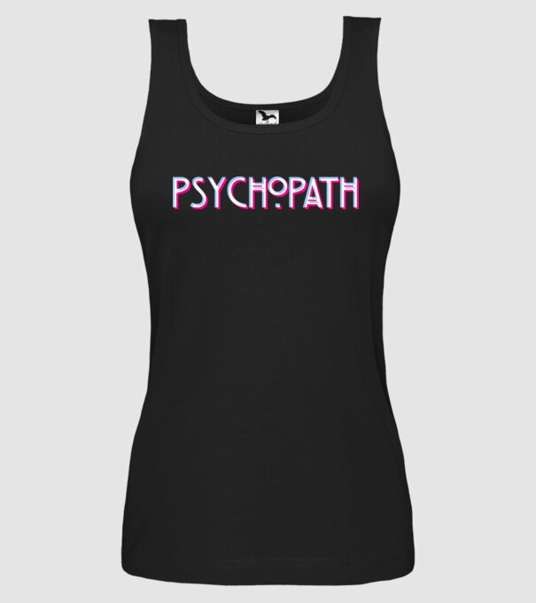 Psychopath - Glich v2 minta fekete pólón