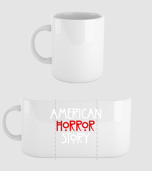 American Horror Story minta fehér pólón