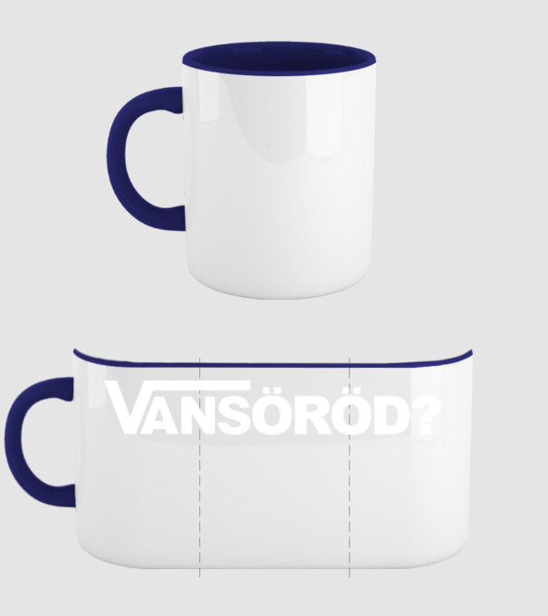 VANSöröd? v2 minta sötétkék pólón