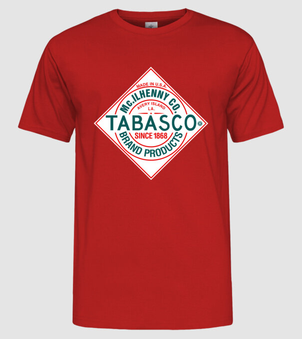 Tabasco Sauce 3x minta piros pólón