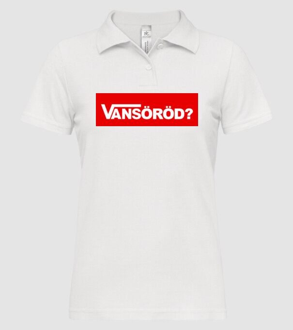 VANSöröd? minta fehér pólón