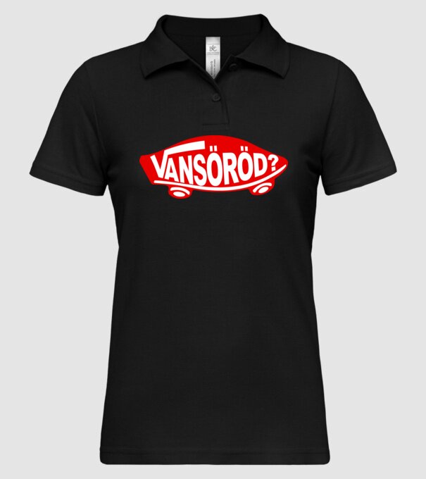 VANSöröd? v3 2x minta fekete pólón