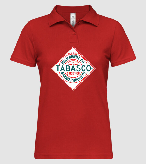 Tabasco Sauce 3x minta piros pólón