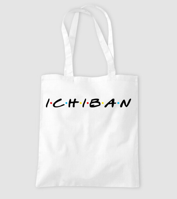 Ichiban minta fehér pólón