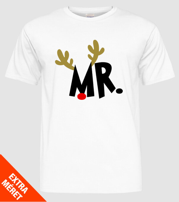 XMAS MR. minta fehér pólón