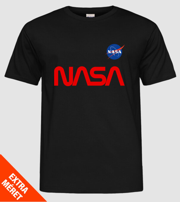 NASA Emblem v3 minta fekete pólón