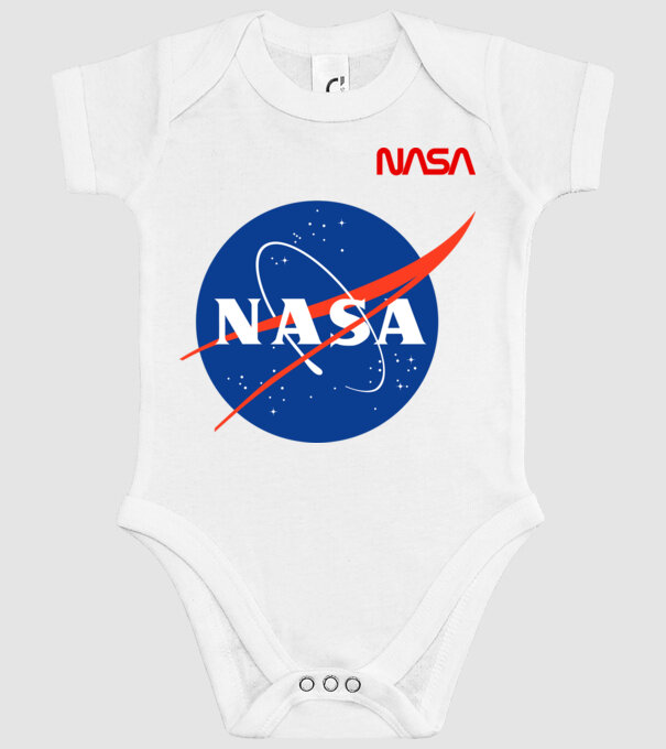 NASA Emblem v2 minta fehér pólón
