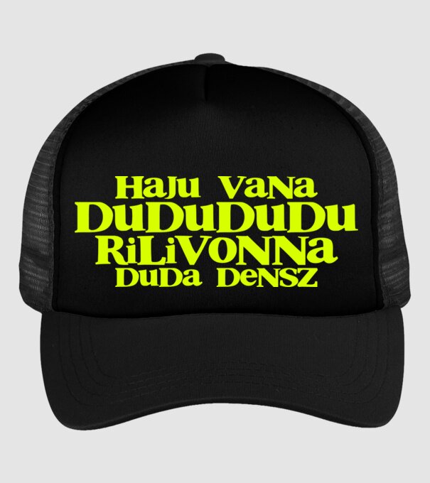 Haju vana DUDUDUDU minta fekete pólón