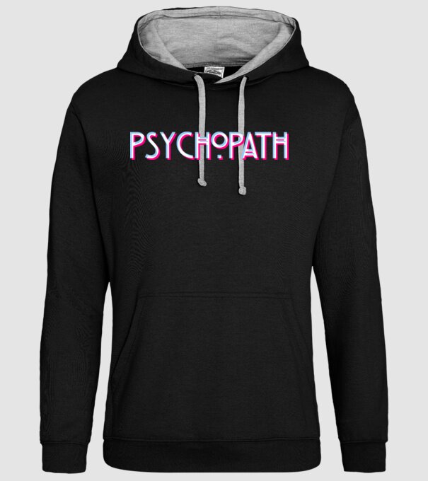Psychopath - Glich v2 minta fekete pólón