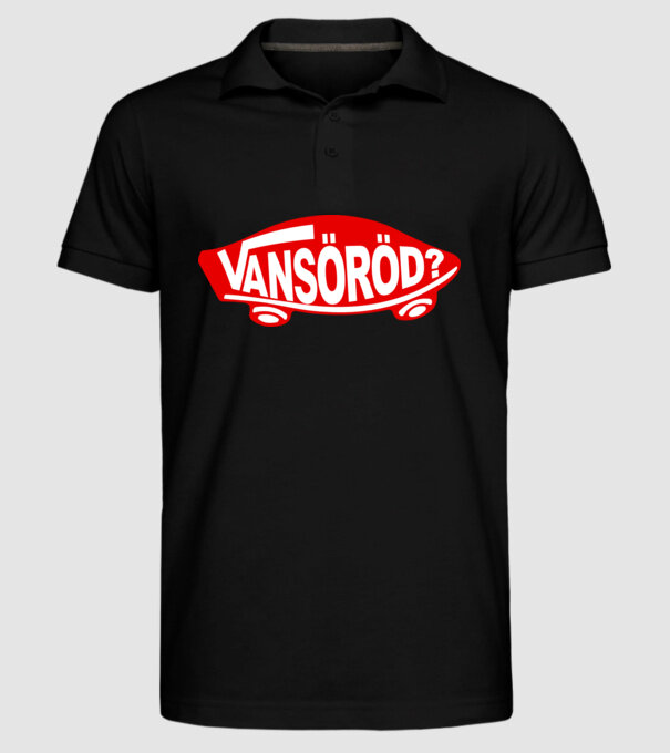 VANSöröd? v3 2x minta fekete pólón