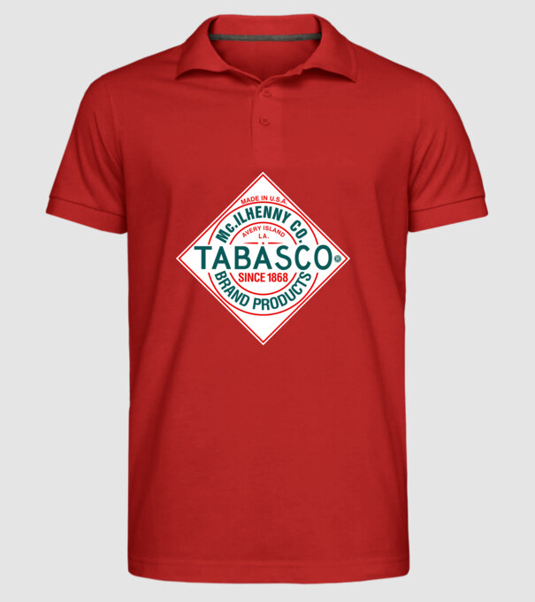 Tabasco Sauce 3x minta piros pólón