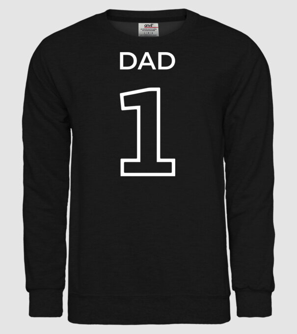 DAD 01 minta fekete pólón