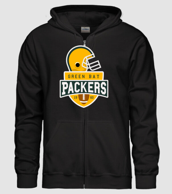 Green Bay Packers 2020 minta fekete pólón