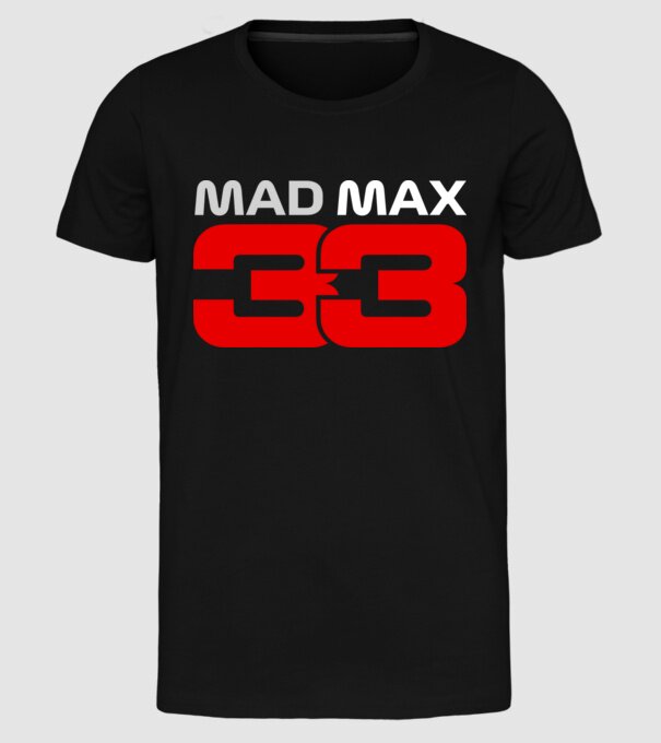 MAD MAX - Max Verstappen - 33 minta fekete pólón