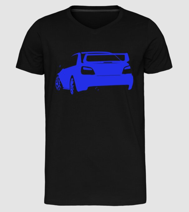 2002-2007 Subaru Impreza WRX STI minta fekete pólón