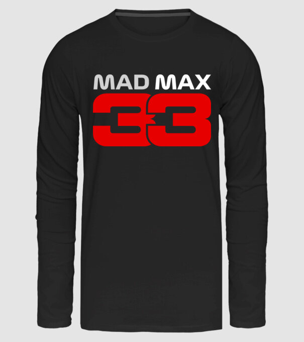 MAD MAX - Max Verstappen - 33 minta fekete pólón