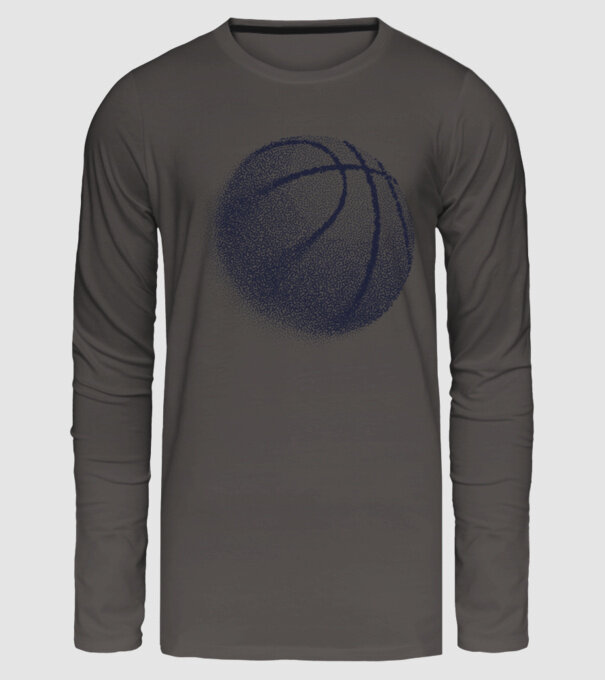 kosárlabda - basketball minta sötétszürke pólón