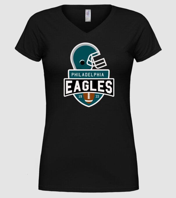Pholadelphia Eagles 2020 minta fekete pólón