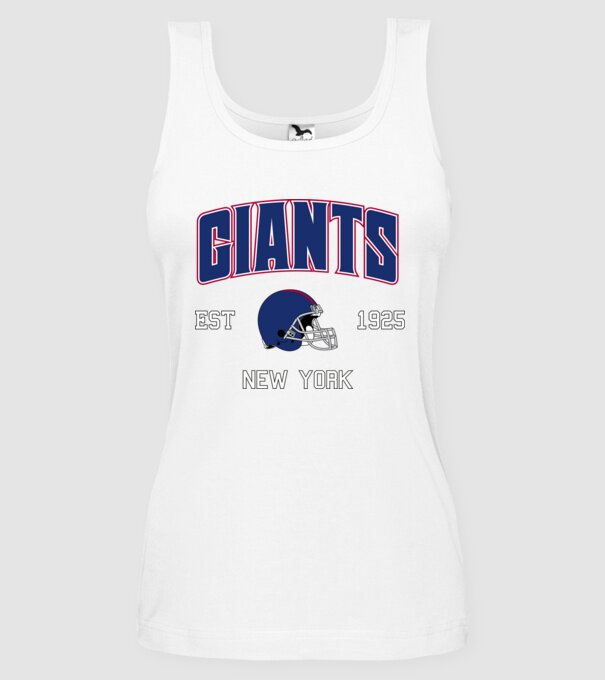 New York Giants - retro logo minta fehér pólón