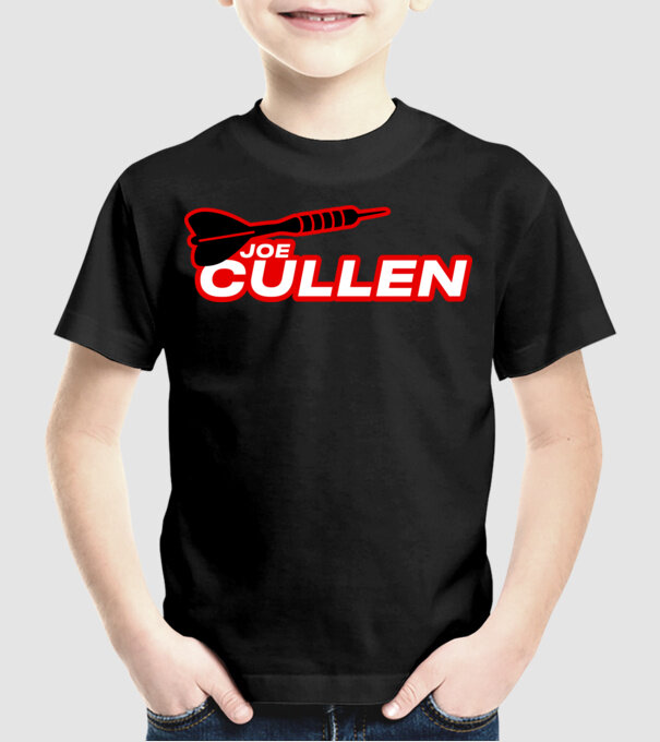 Joe Cullen - profi darts játékos minta fekete pólón