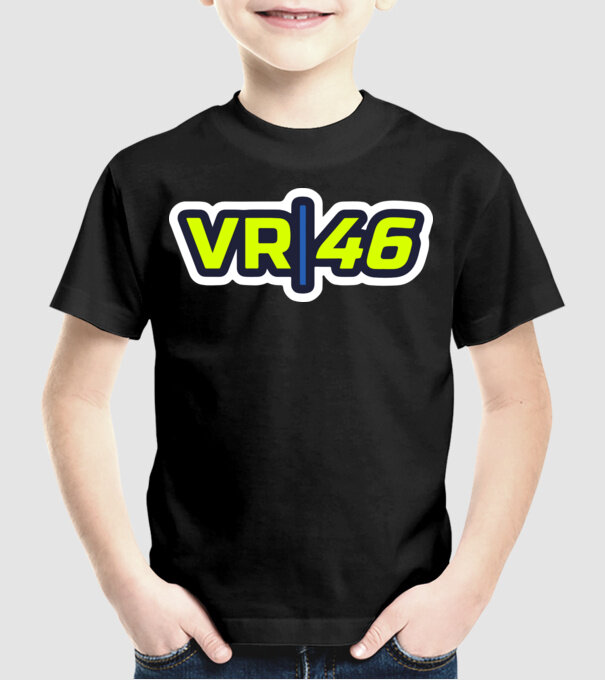 Valentino Rossi - VR46 minta fekete pólón