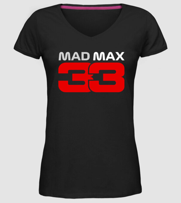 MAD MAX - Max Verstappen - 33 minta fekete pólón