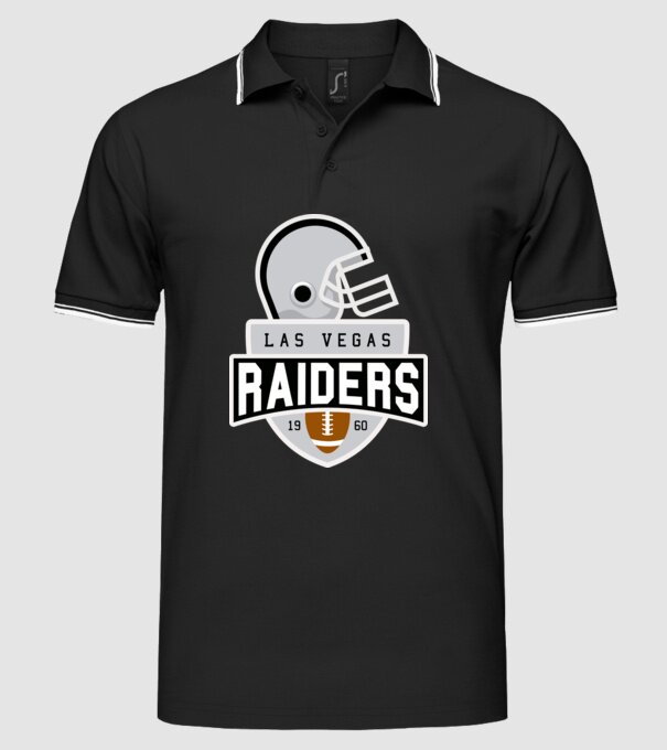 Las Vegas Raiders 2020 minta fekete pólón