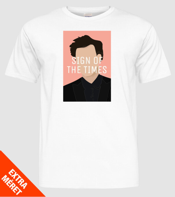 Harry Styles - Sign of The Times minta fehér pólón