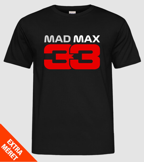 MAD MAX - Max Verstappen - 33 minta fekete pólón