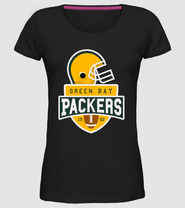 Green Bay Packers 2020 minta fekete pólón