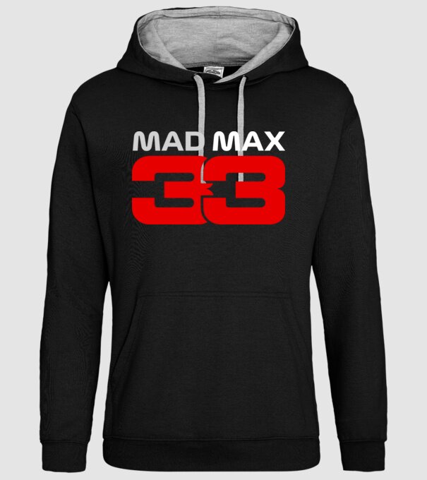 MAD MAX - Max Verstappen - 33 minta fekete pólón