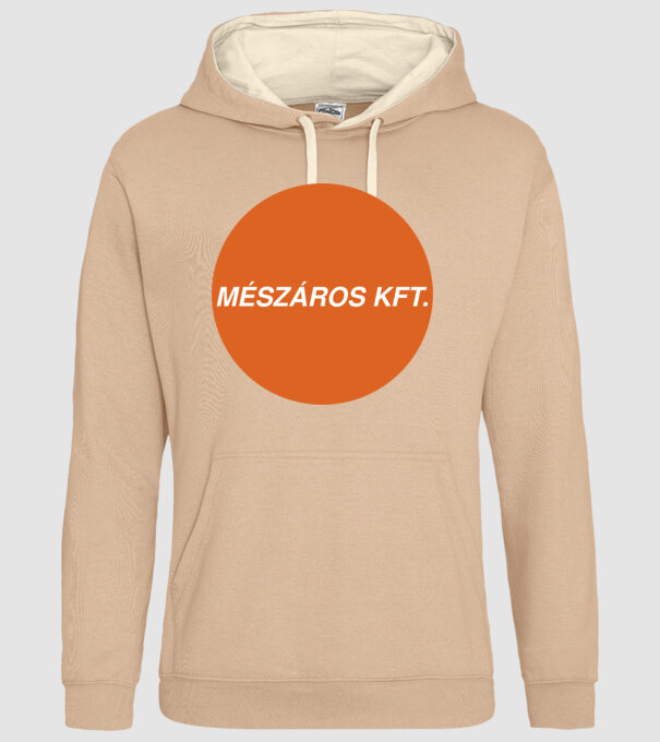 mészáros kft. - fidesz logó minta homokszín pólón